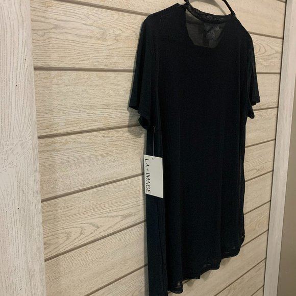LA + Image Mesh Blouse - Picture 1 of 3